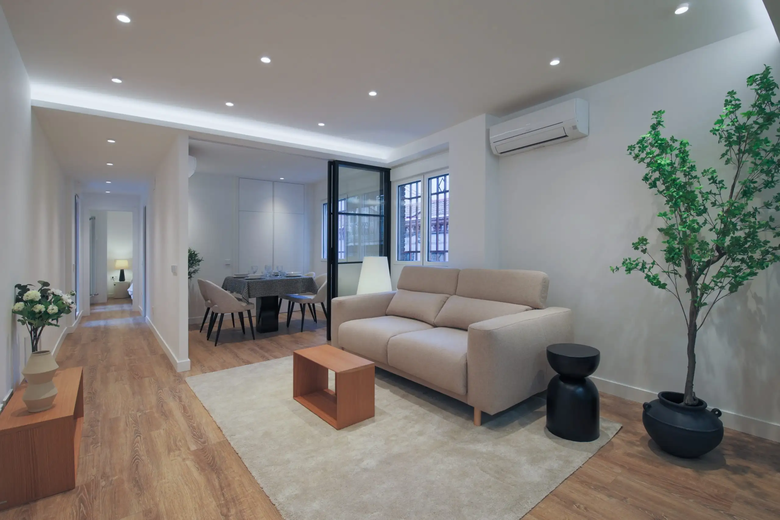 reformas en madrid salón comedor